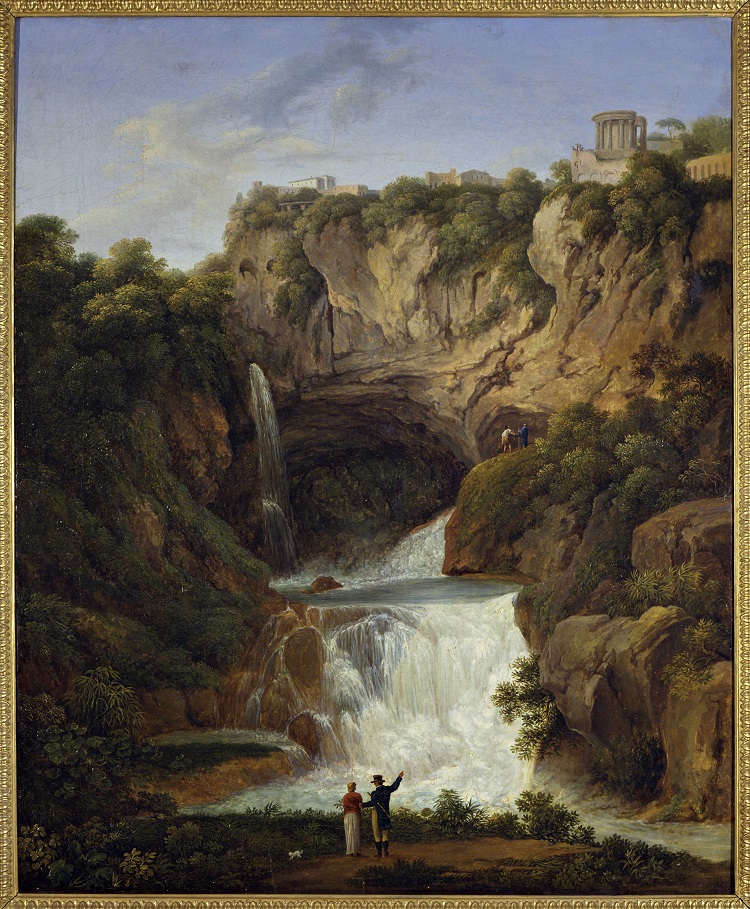 Giovanbattista Bassi (Massa Lombarda, 1784 – Roma, 1852) Veduta delle cascatelle di Tivoli, 1800/1825 MAMbo inv. 5080
