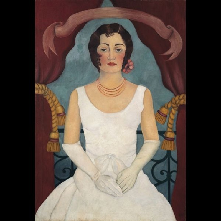 Ritratto di una signora in bianco, 1929 ca. © Collezione privata, Germania, by SIAE 2014