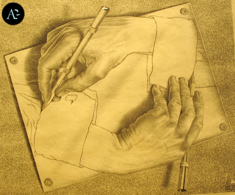 mani che disegnano | Maurits Cornelis Escher