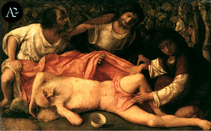 The Drunkenness of Noah | Giovanni Bellini 