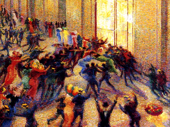 Riot at the gallery | Umberto Boccioni