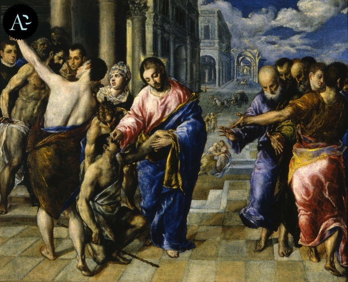 El Greco | Guarigione del cieco nato