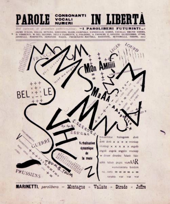 Parole in Libertà | Filippo Tommaso Marinetti