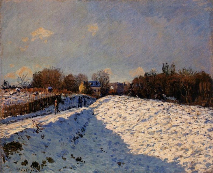 Alfred Sisley | The effect of snow at Argenteuil