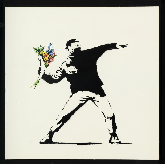 Banksy | Love is in the air | mostre roma