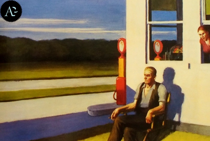 Superstrada a quattro corsie | Edward Hopper 