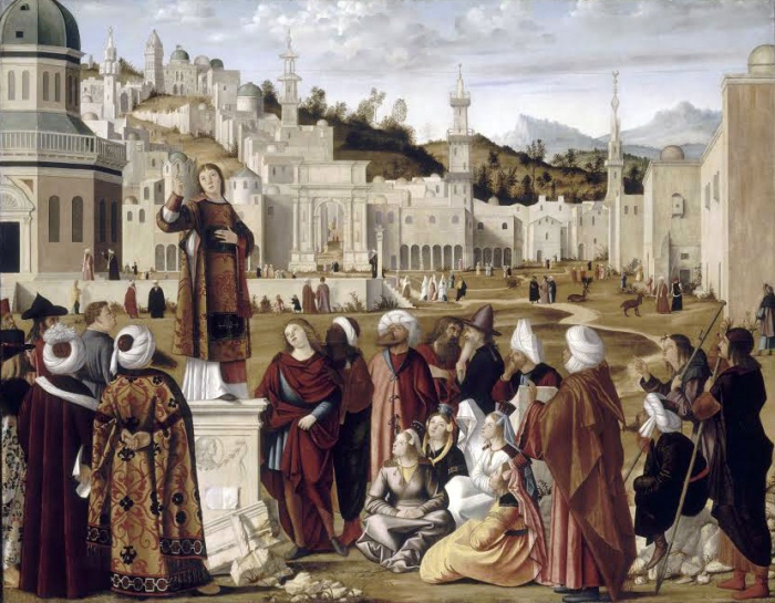 Vittore Carpaccio | Predica di santo Stefano | mostre Venezia