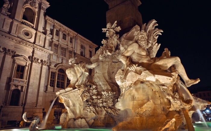 Fontana quattro fiumi | Roma