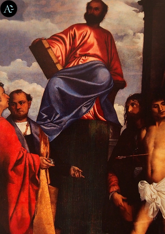 Tiziano Vecellio | San Marco in trono