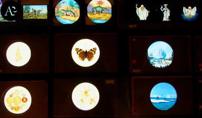 museo precinema | vetri colorati