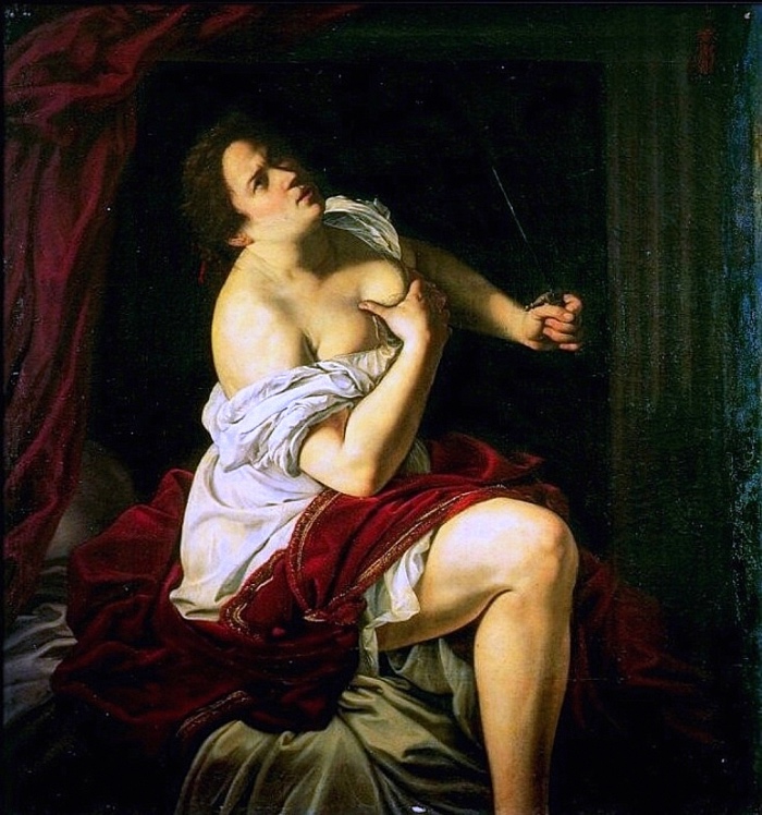 Artemisia Gentileschi | Lucrezia
