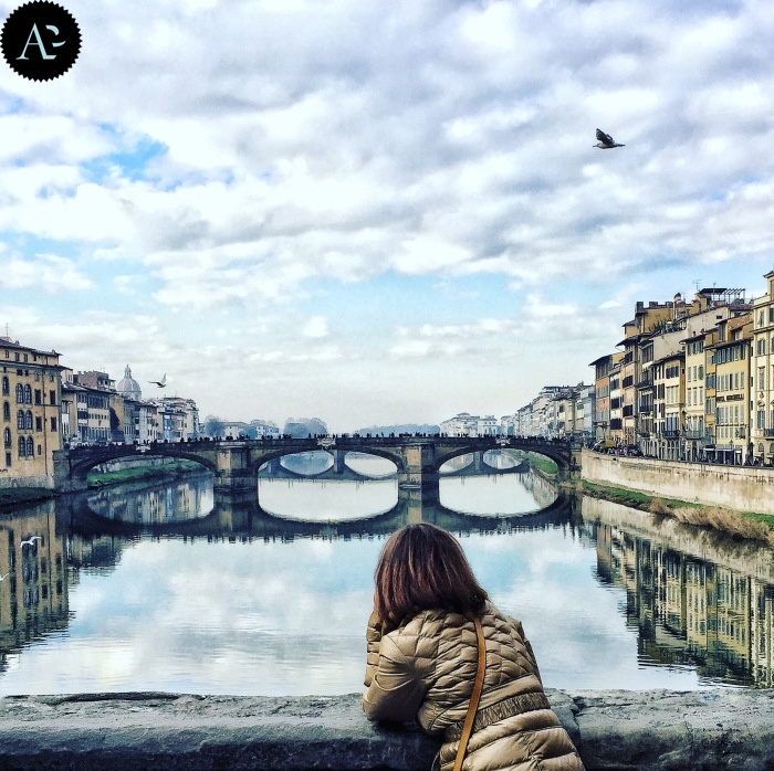 Arno da Ponte Vecchio a Firenze