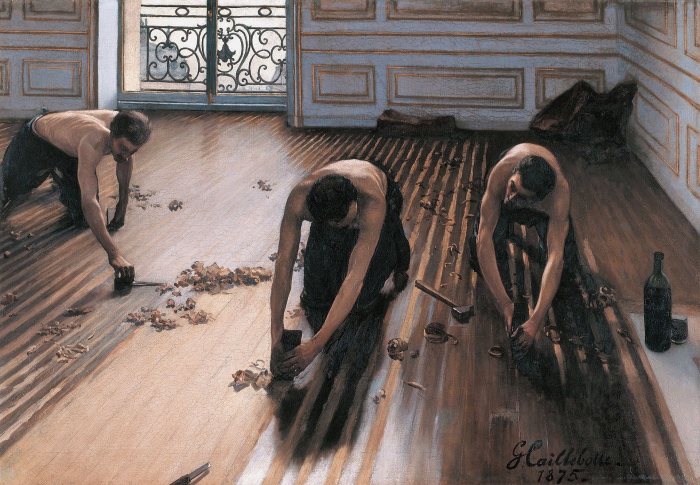 Gustave Caillebotte | piallatori di parquet 