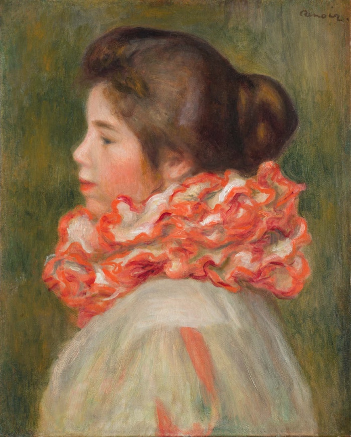 Pierre-Auguste Renoir | Girl in a Red Ruff