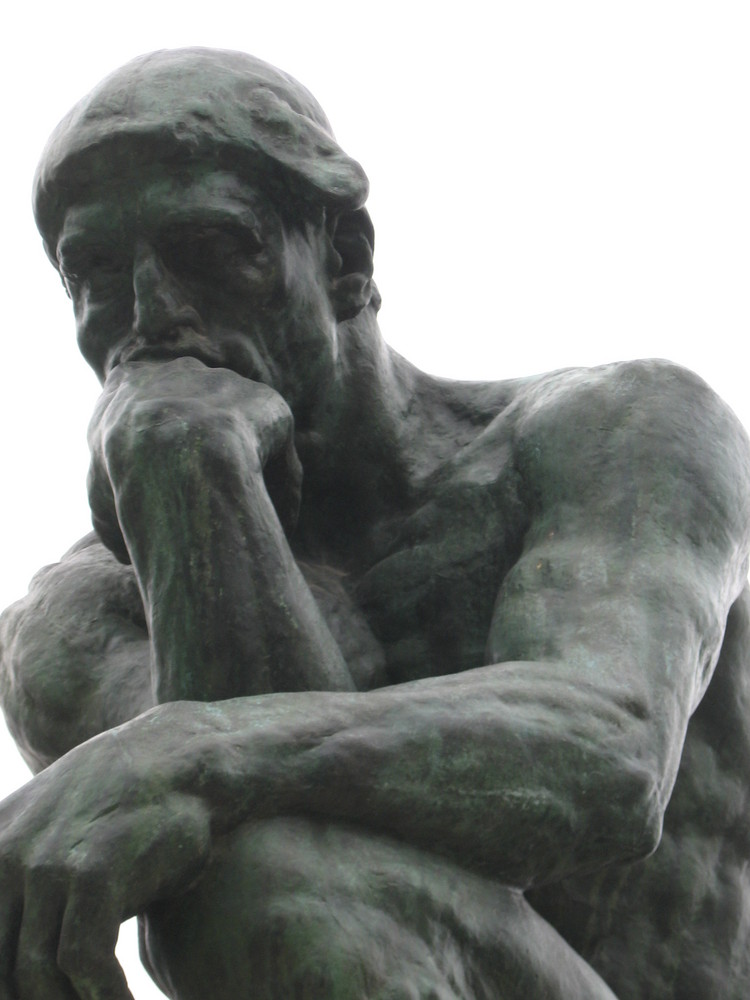 Le penseur-il pensatore-L-Auguste Rodin Scultura Parastone Museo Edition ro06 