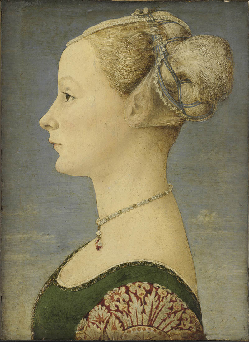 27. Piero del Pollaiolo Ritratto di giovane donna Milano Poldi Pezzoli