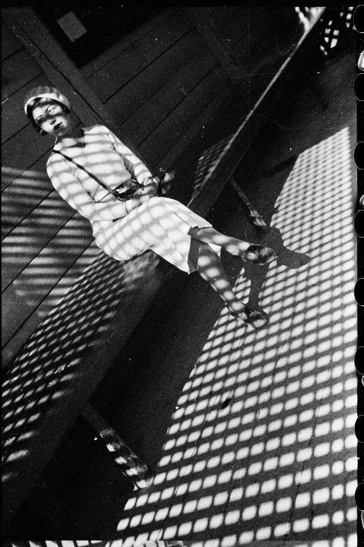 Alexander Rodchenko Girl with a Leica. 1934 Vintage Print Collection of Moscow House of Photography Museum/ Multimedia Art Museum Moscow © A. Rodchenko – V. Stepanova Archive  ©Moscow House of Photography Museum