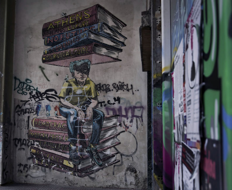 Atene, 22 giugno 2015. (AP Photo/Petros Giannakouris)