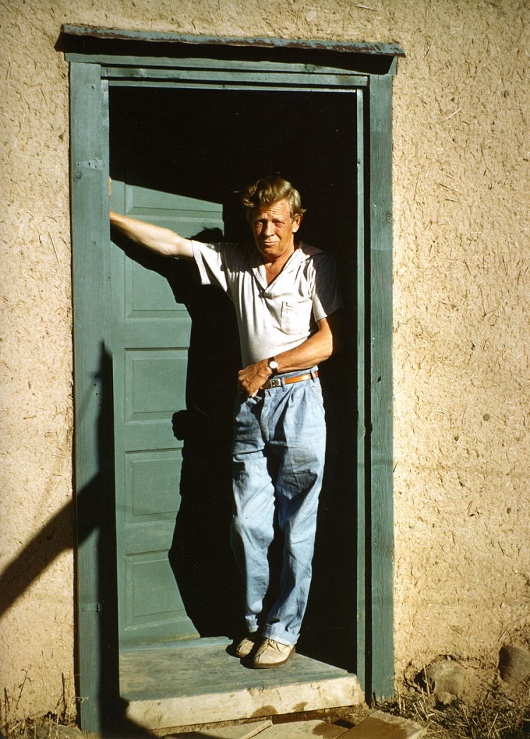 Charles_Pollock a Taos_New Mexico, 1956 (Foto Sylvia Winter) ok