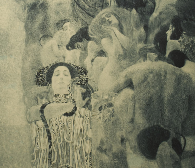 Gustav Klimt. La Medicina (dettaglio)