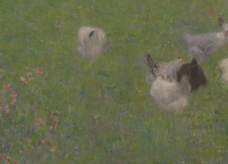 Klimt. Dopo la pioggia. 1898 (dettaglio)
