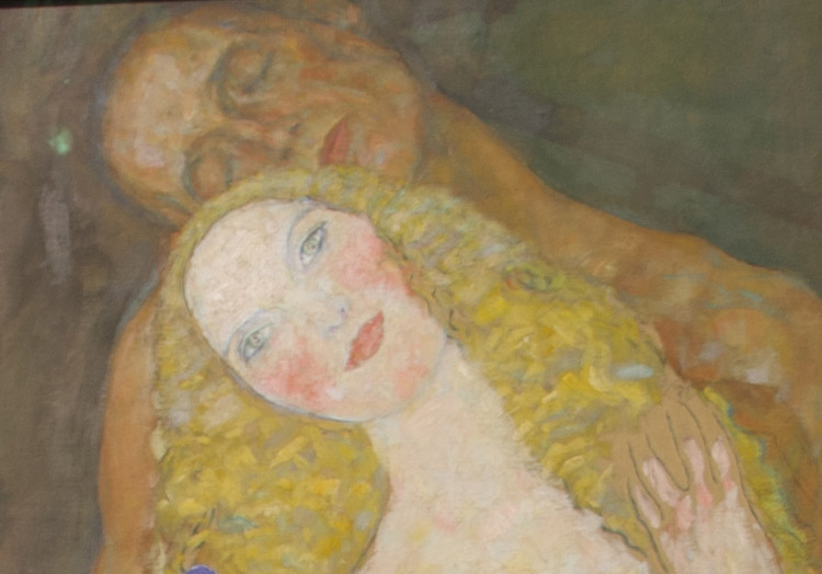 Gustav Klimt, "Adamo ed Eva" (dettaglio)
