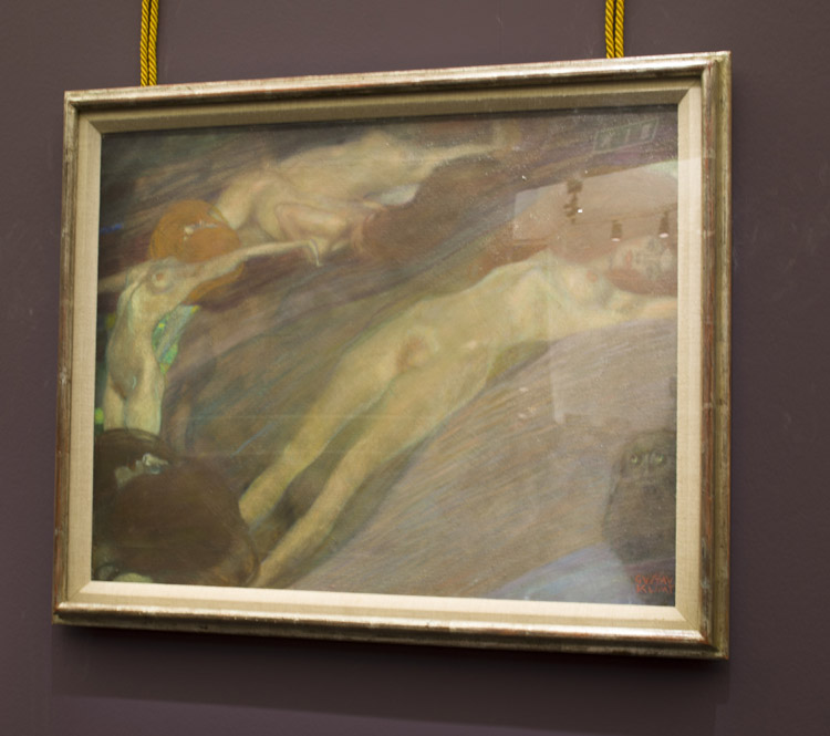 Gustav Klimt, "Acqua in movimento", 1898. 