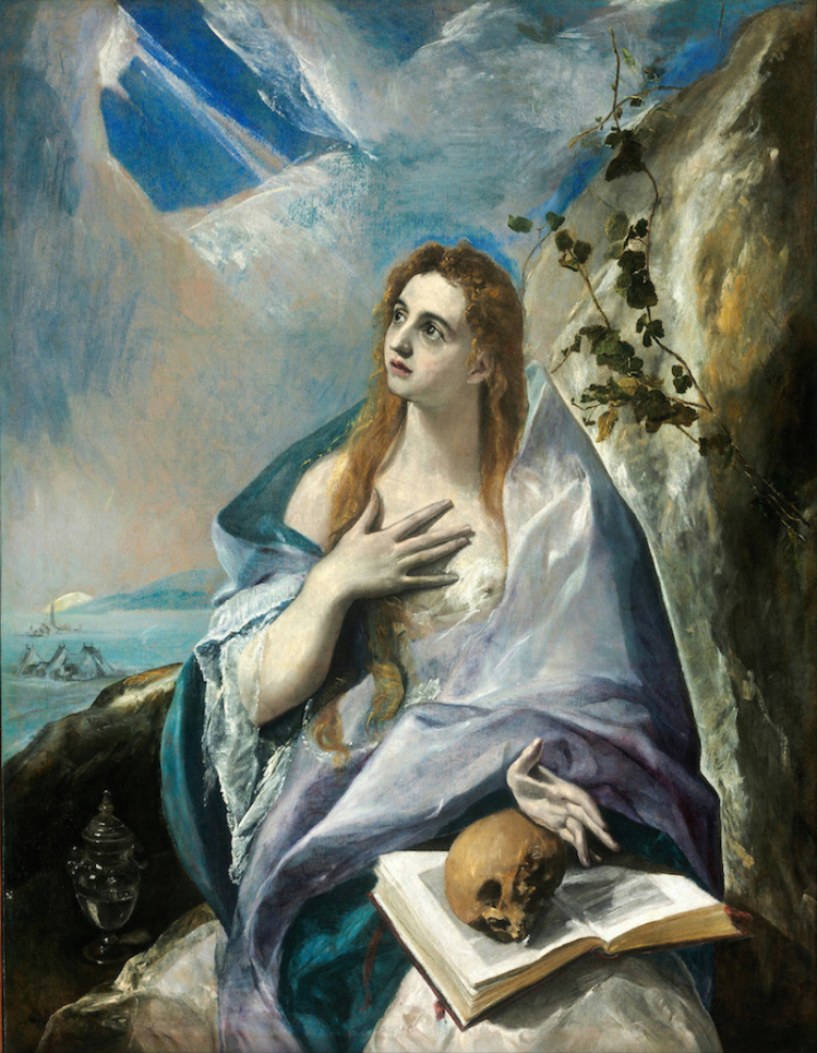 El Greco-Santa Maddalena Penitente-Museo di Belle Arti, Budapest