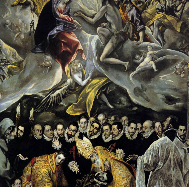 Dominikos Theotokopoulos detto El Greco (1541 – 1614) “The burial of the Count of Orgaz/Sepoltura del Conte di Orgaz” (1586), Chiesa di Santo Tomé, Toledo