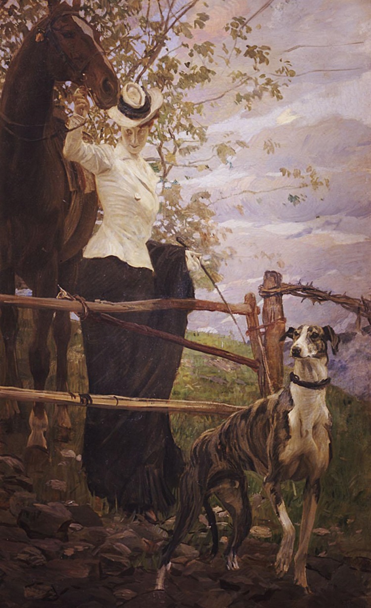Ettore Tito, L’amazzone, 1906. Genova, Civiche Raccolte Frugone 