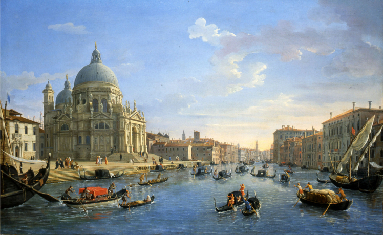 Canal Grande con la chiesa della Salute | Gaspar Van Witten | Galleria Colonna Roma