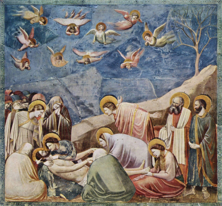 Compianto sul Cristo morto - Cappella degli Scrovegni, Padova.