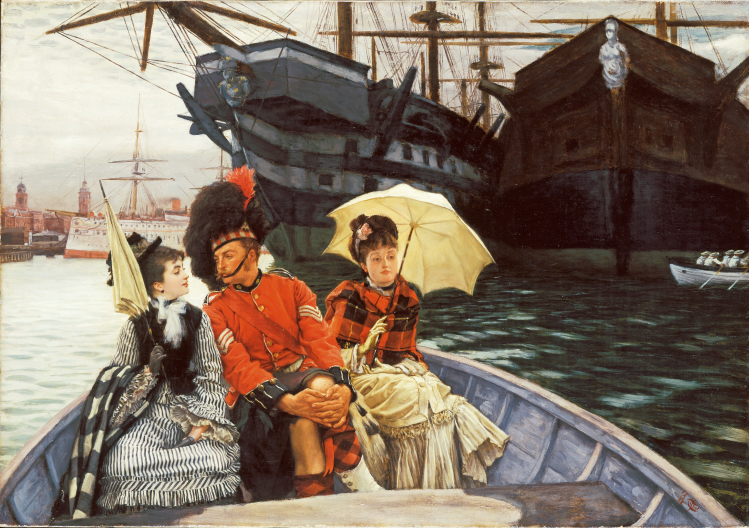 Portsmouth Dockyard 1877 | James Tissot | mostre Roma