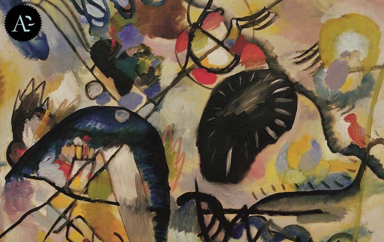 W.Kandinsky, Schwarzer Fleck