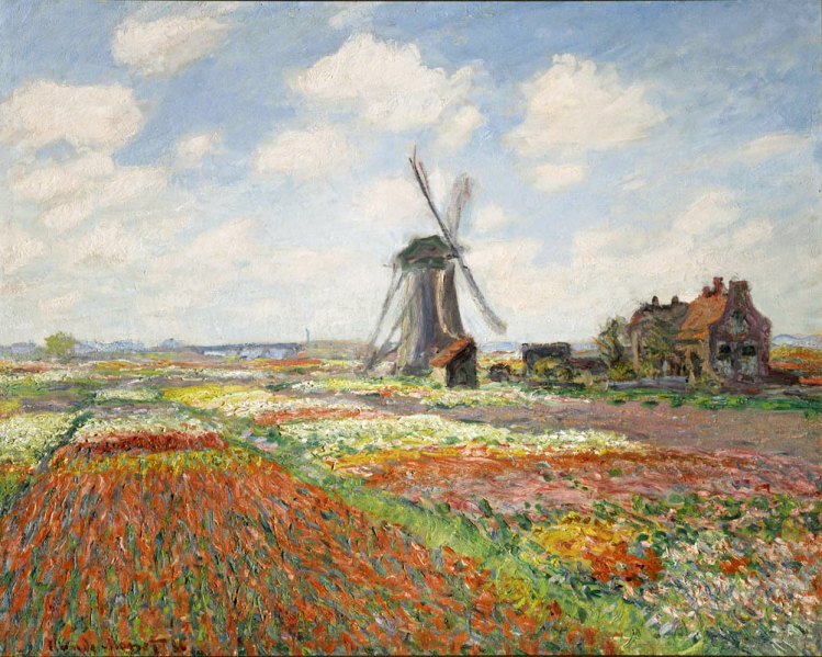 Campo di tulipani in Olanda | Monet | mostre a Torino 