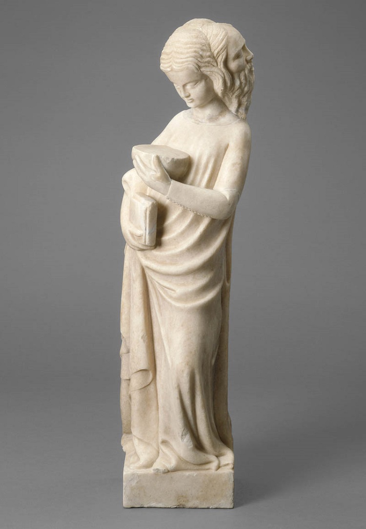 Bonino da Campione, Prudenza (1360-1370 circa) marmo, 67,7x19,1x15,2 cm. Washington, National Gallery of Art, Samuel H. Kress Collection 