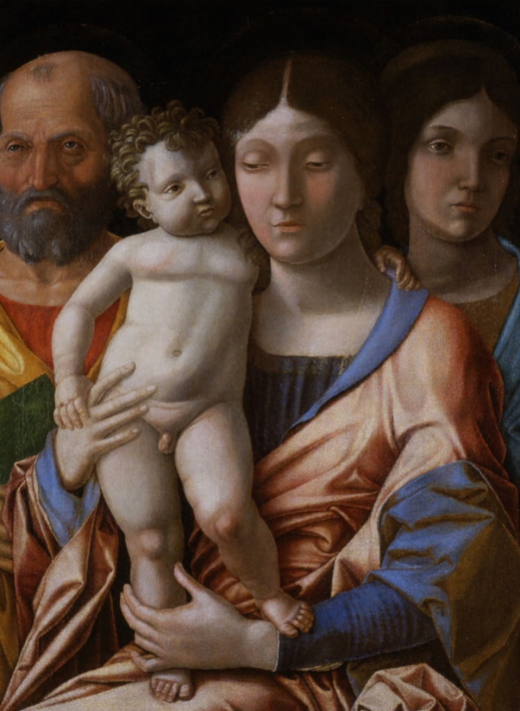 Andrea Mantegna | Sacra Famiglia con una santa | Museo Castelvecchio Verona