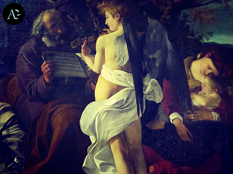 Caravaggio | Riposo durante la fuga in Egitto | Galleria Doria Pamphilj | musei Roma