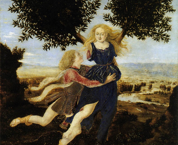 Piero del Pollaiolo Apollo e Dafne Londra National Gallery