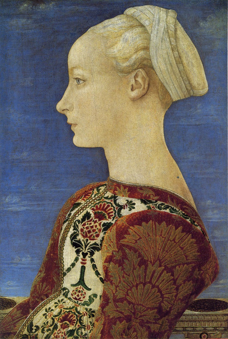 Piero del Pollaiolo Ritratto di giovane donna Berlino Gemaldegalerie