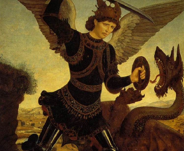 Piero del Pollaiolo San Michele Arcangelo e il drago