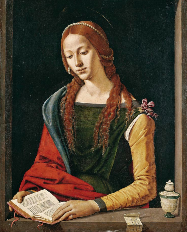 Piero di Cosimo (Firenze 1462 – 1522) Santa Maria Maddalena 1490 circa Tavola Roma, Galleria Nazionale d’Arte Antica,Palazzo Barberini