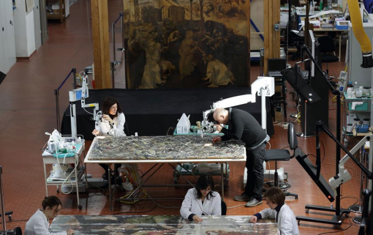 Pollock restauro Guggenheim