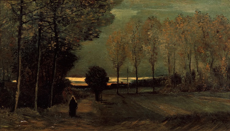 Van Gogh "Autunno, paesaggio al crepuscolo", 1885 - Utrecht, Centraal Museum