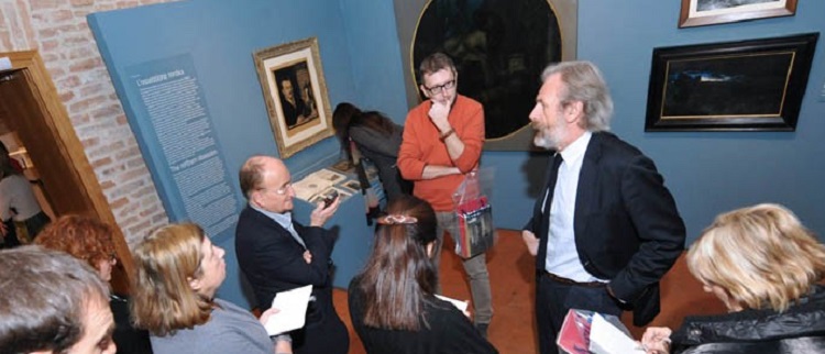 Il curatore Giandomenico Romanelli presenta la mostra