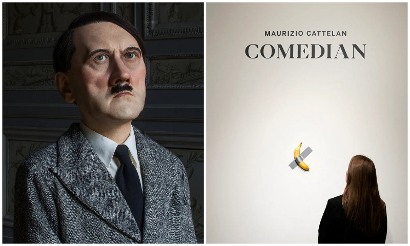 Maurizio Cattelan works