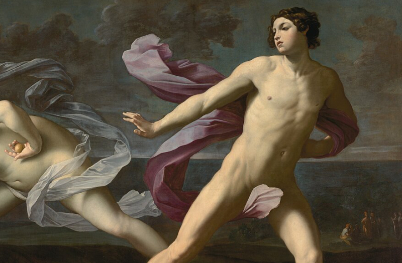 Guido Reni Atalanta e Ippomene dettaglio