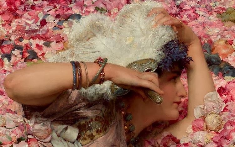 rose Eliogabalo | Alma Tadema | dettaglio