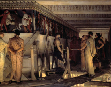 Fidia che mostra il fregio del Partenone (1868) Alma Tadema