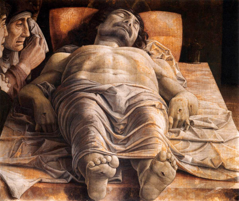 Cristo morto di Andrea Mantegna